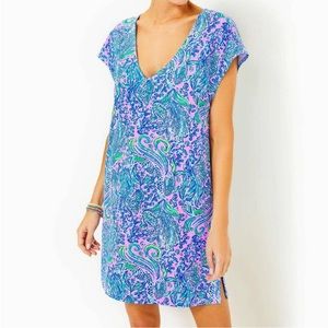 NWT Lilly Pulitzer talli cover up in lilac rose we mermaid it